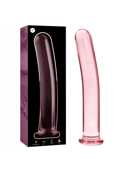 Modell 17 Dildo Borosilikatglas 18,5 X 3 cm Rosa von Nebula Series By Ibiza