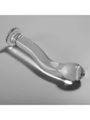 Modell 18 Dildo Borosilikatglas 18,5 X 3,5 cm Klar von Nebula Series By Ibiza