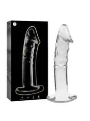 Modell 19 Dildo Borosilikatglas 18,5 X 4 cm Klar von Nebula Series By Ibiza