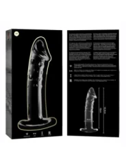 Modell 19 Dildo Borosilikatglas 18,5 X 4 cm Klar von Nebula Series By Ibiza