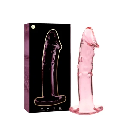 Modell 19 Dildo Borosilikatglas 18,5 X 4 cm Rosa von Nebula Series By Ibiza