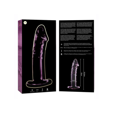 Modell 19 Dildo Borosilikatglas 18,5 X 4 cm Rosa von Nebula Series By Ibiza