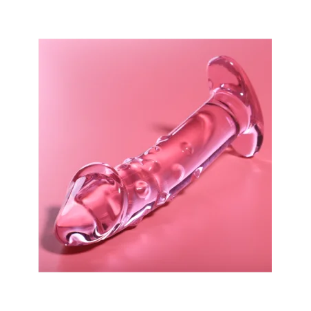 Modell 19 Dildo Borosilikatglas 18,5 X 4 cm Rosa von Nebula Series By Ibiza