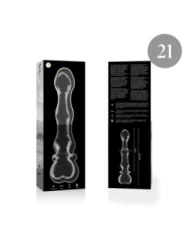 Modell 21 Dildo Borosilikatglas 20,5 X 3,5 cm Klar von Nebula Series By Ibiza