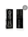 Modell 21 Dildo Borosilikatglas 20,5 X 3,5 cm Klar von Nebula Series By Ibiza