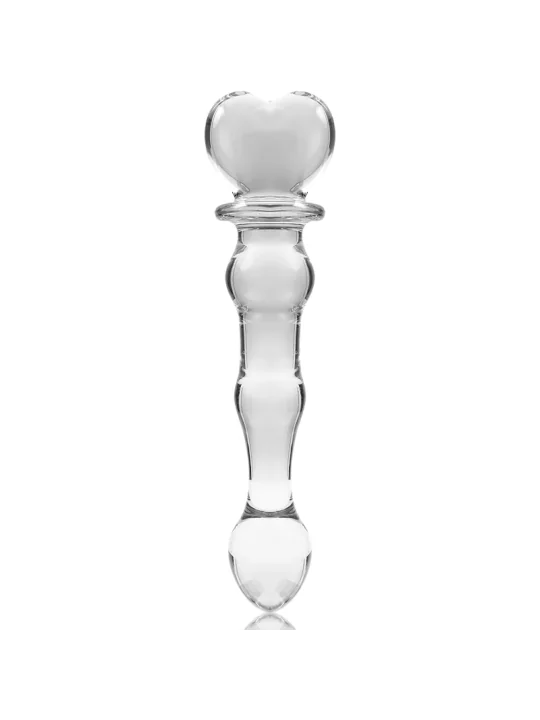 Modell 21 Dildo Borosilikatglas 20,5 X 3,5 cm Klar von Nebula Series By Ibiza