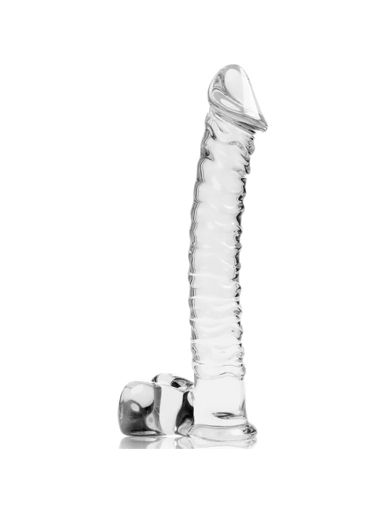 Modell 23 Dildo Borosilikatglas 21,5 X 4 cm Klar von Nebula Series By Ibiza