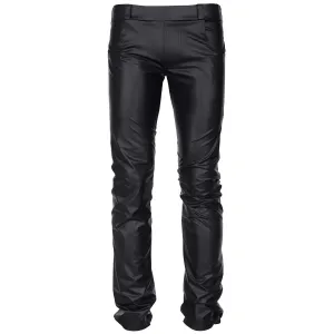 ♥ Lange Herren Hose Rmvittorio001 Schwarz ♥