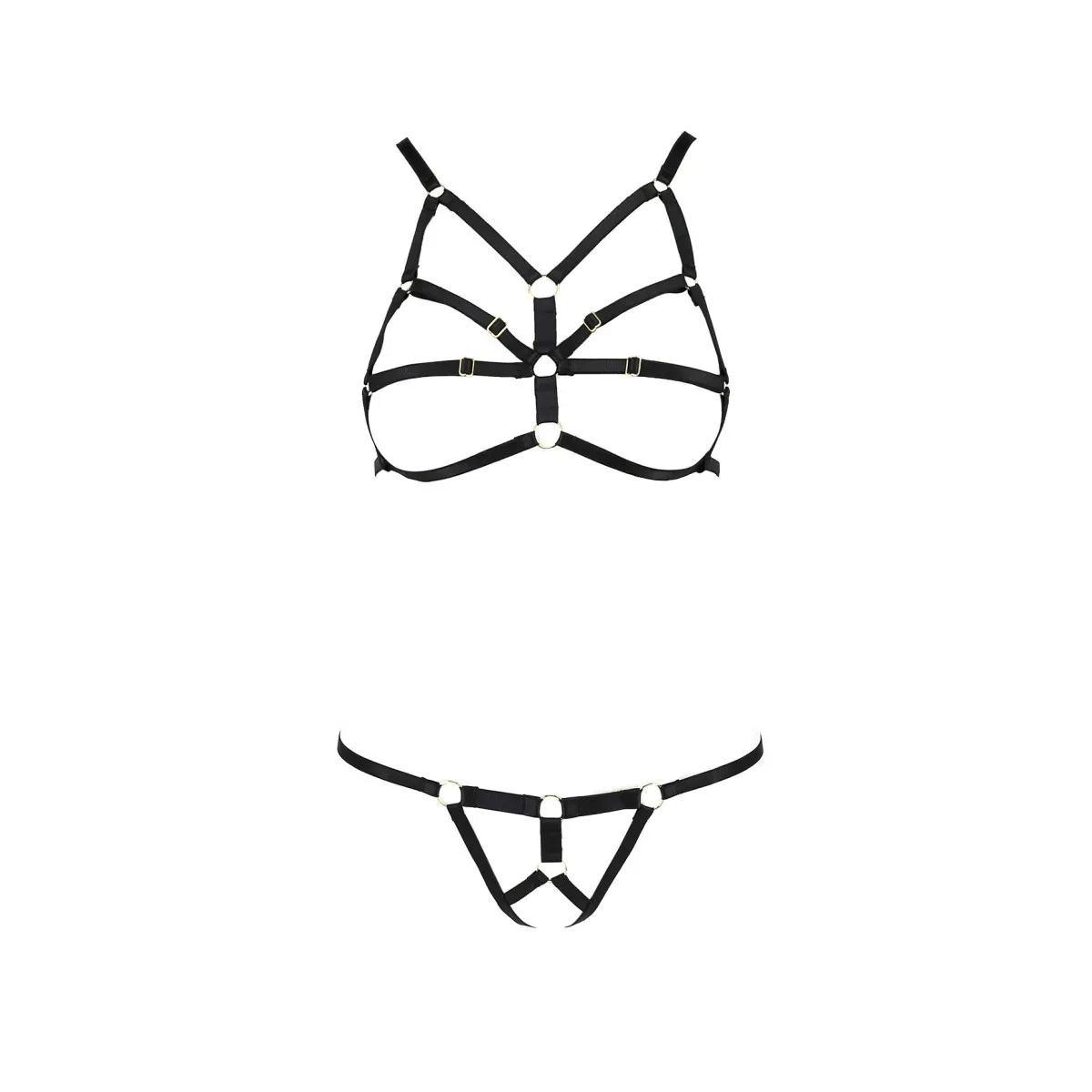 Armanda 2er-Set Schwarz | Fesselliebe.de