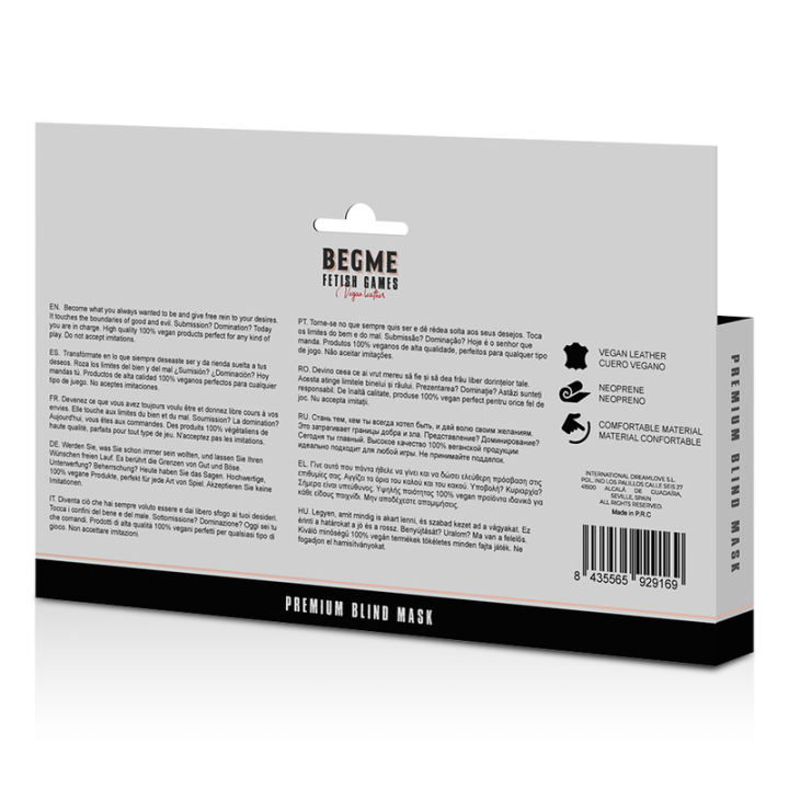 Augenbinde von Begme Red Edition | Fesselliebe.de