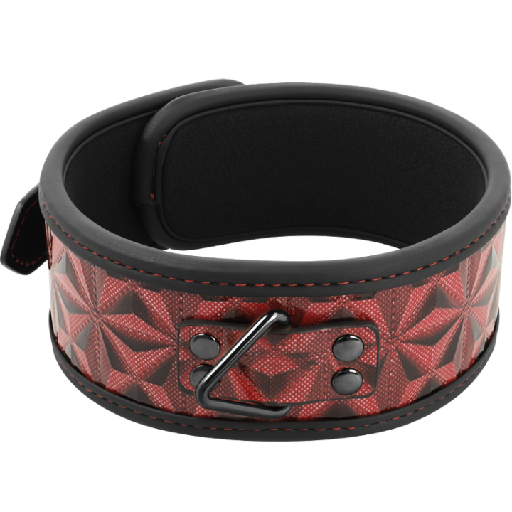 Vegane Kunstlederhalsband von Begme Red Edition | Fesselliebe.de