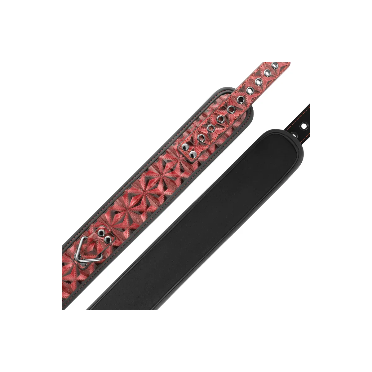 Vegane Kunstlederhalsband von Begme Red Edition | Fesselliebe.de