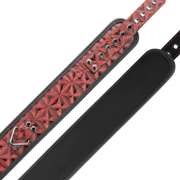 ♥ Vegane Kunstlederhalsband ♥ von Begme Red Edition kaufen | Fesselliebe