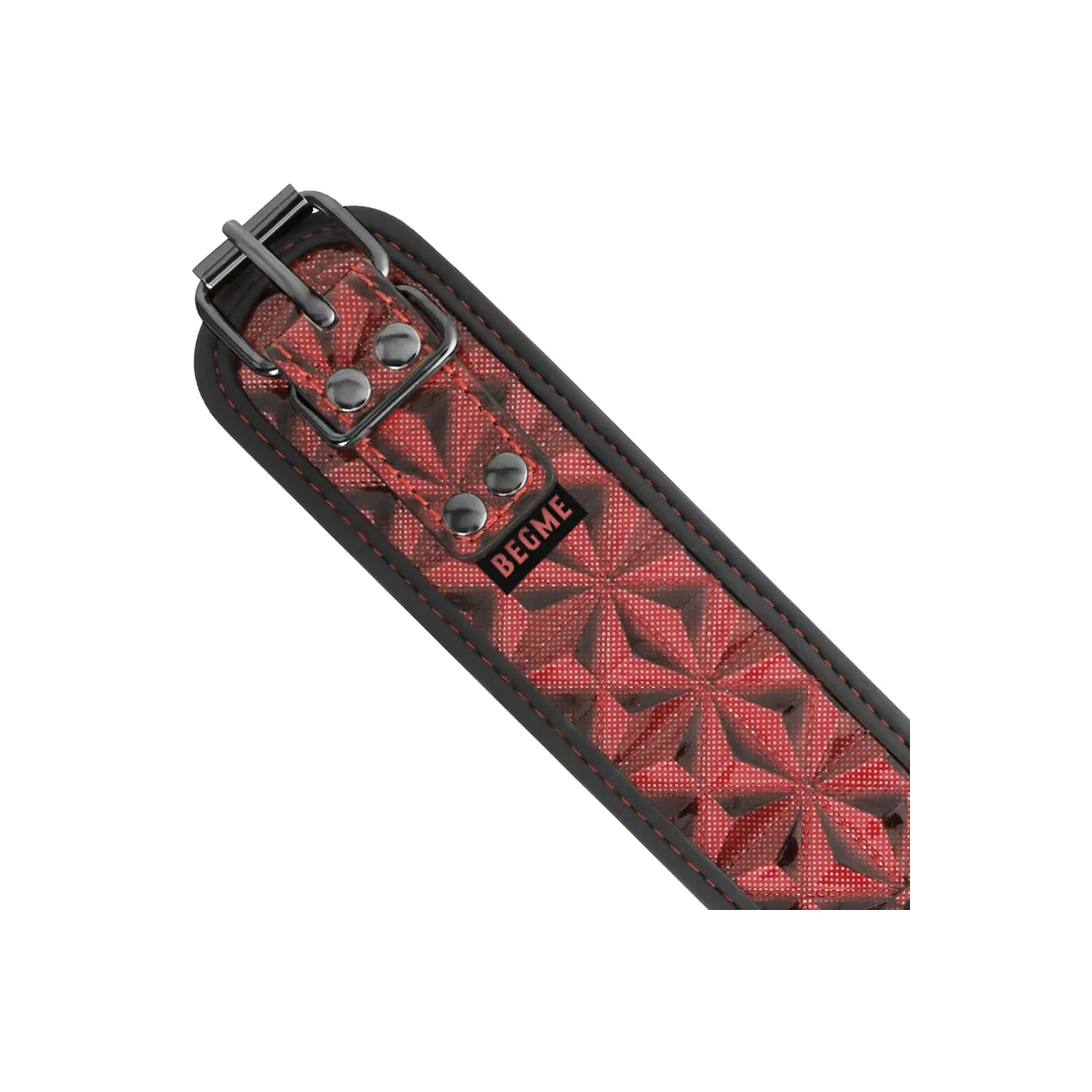 Vegane Kunstlederhalsband von Begme Red Edition | Fesselliebe.de