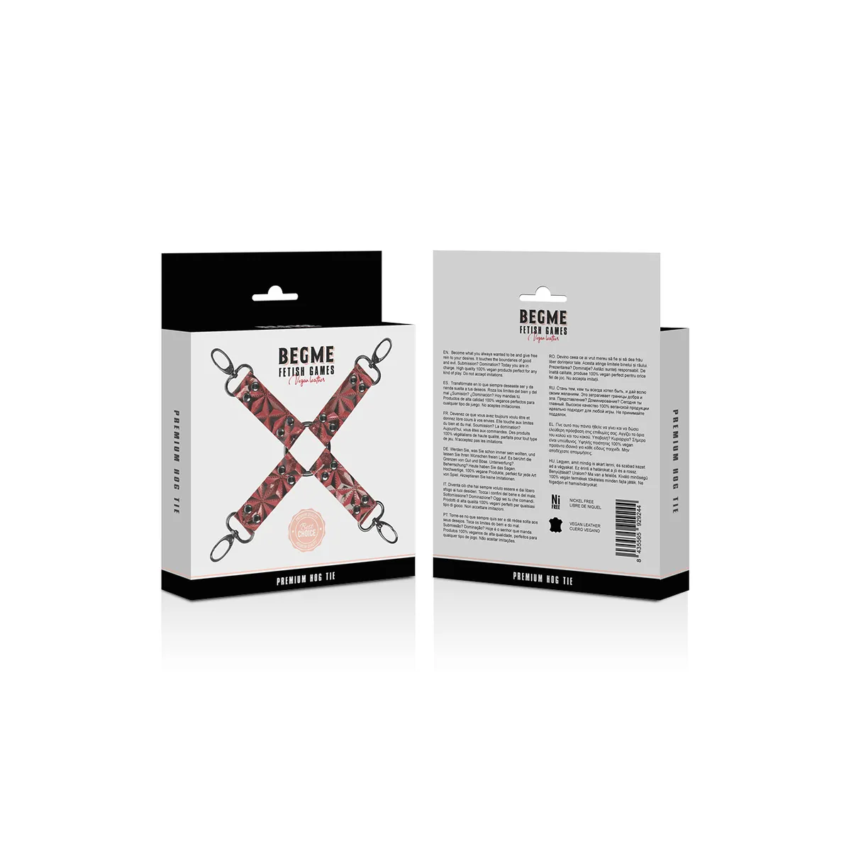 Vegane Kunstleder-Hog-Tie von Begme Red Edition | Fesselliebe.de