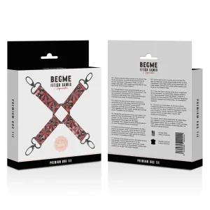 ♥ Vegane Kunstleder-Hog-Tie ♥ von Begme Red Edition
