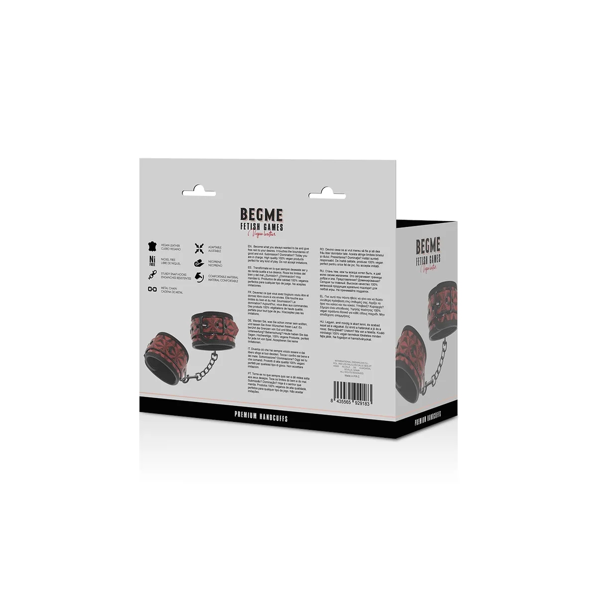 Handschellen von Begme Red Edition | Fesselliebe.de