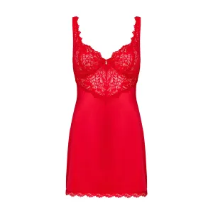♥ Amor Cherris Chemise & Tanga Rot von Obsessive ♥