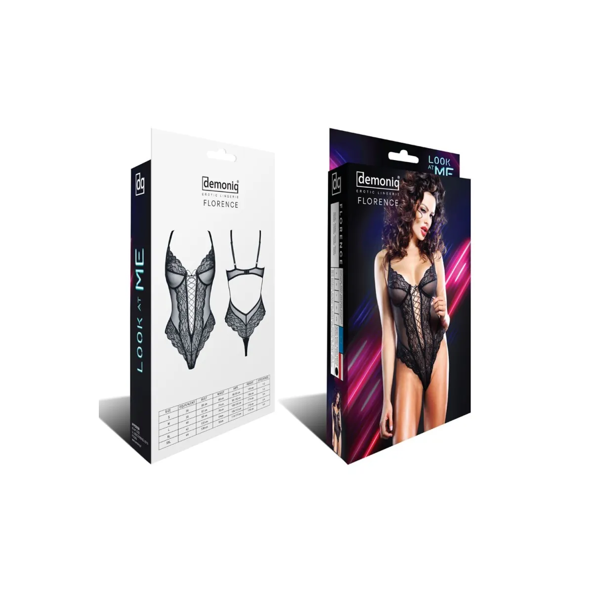 Schwarzer Body Florence von Demoniq Look At Me Collection | Fesselliebe.de