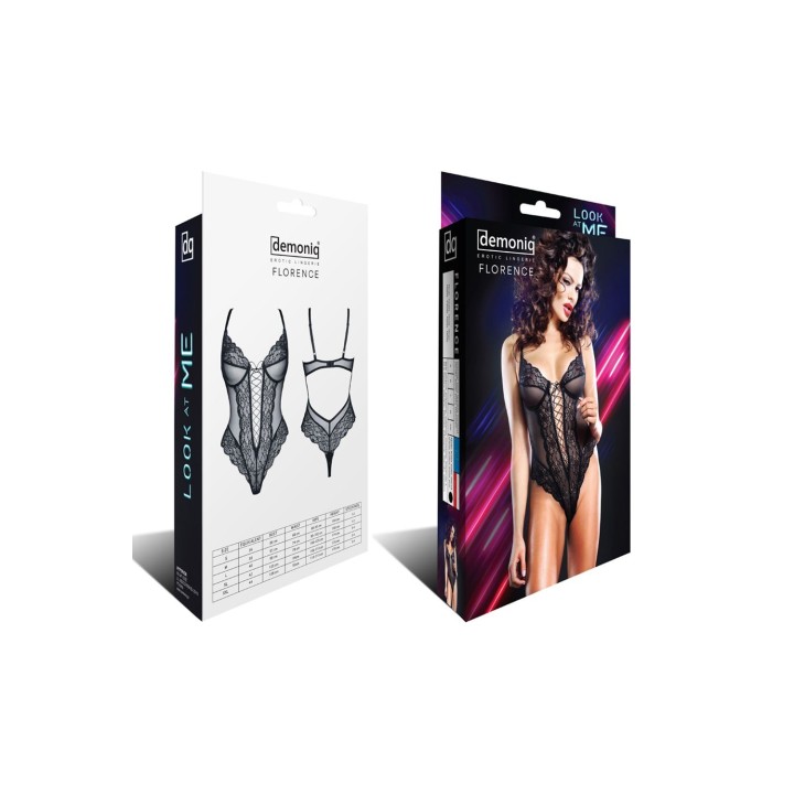 Schwarzer Body Florence von Demoniq Look At Me Collection | Fesselliebe.de