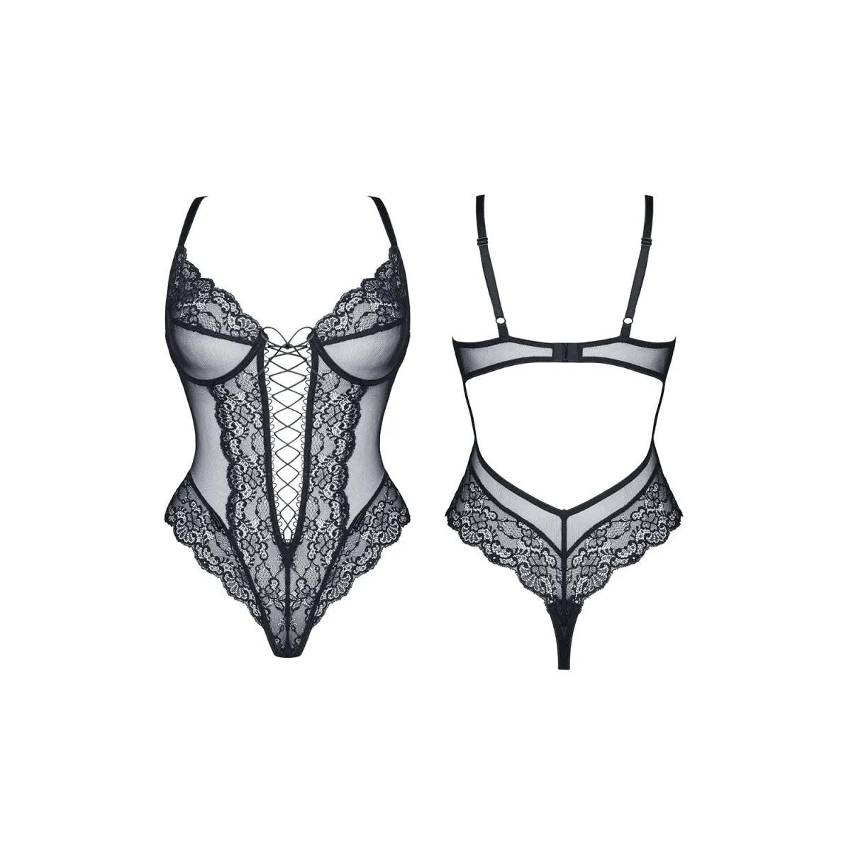 ♥ Schwarzer Body Florence von Demoniq Look At Me Collection ♥ kaufen | Fesselliebe