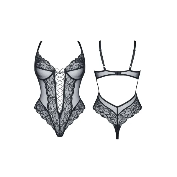 ♥ Schwarzer Body Florence von Demoniq Look At Me Collection ♥ kaufen | Fesselliebe
