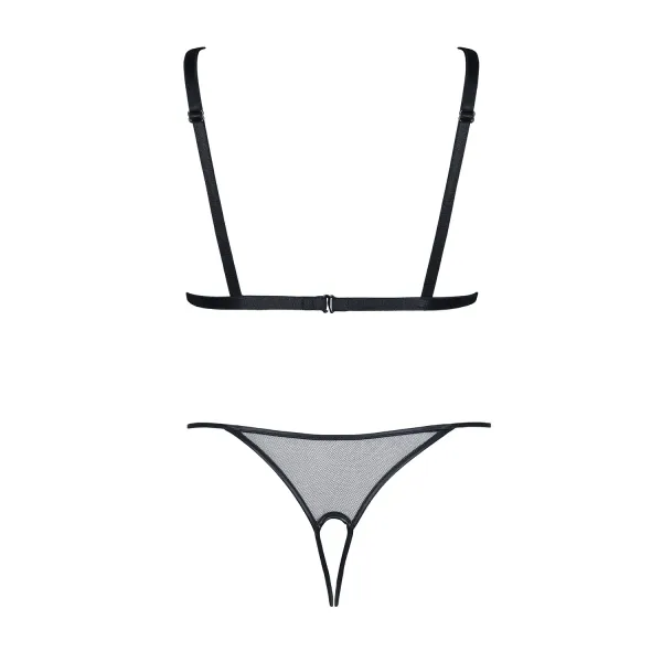 ♥ Schwarzes Set Gabrielle von Demoniq Look At Me Collection ♥ kaufen | Fesselliebe