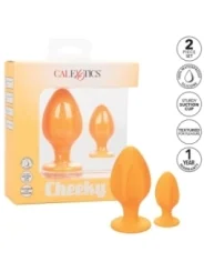 Calex Cheeky Buttplug - Orange von California Exotics