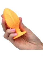 Calex Cheeky Buttplug - Orange von California Exotics