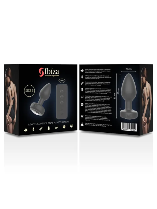 Anal-Plug mit Fernbedienung, Grösse S von Ibiza Technology