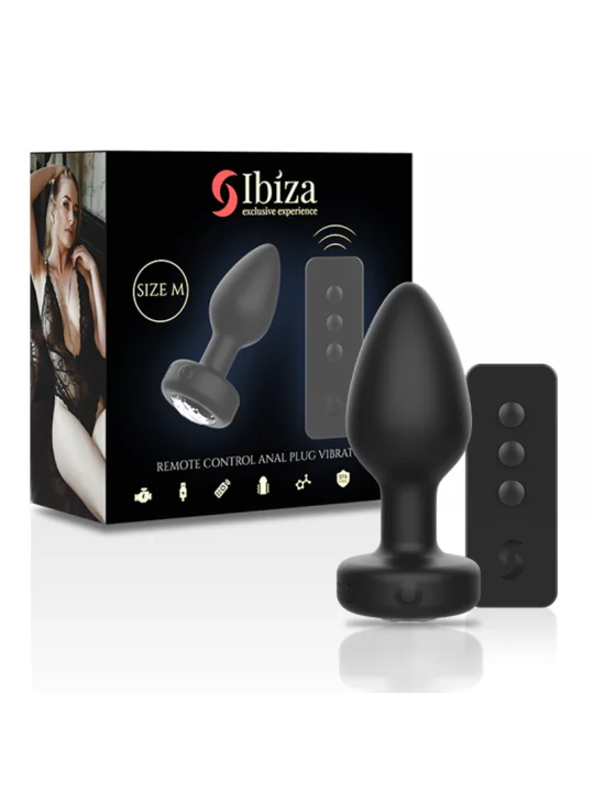 Anal-Stecker mit Fernbedienung, Grösse M von Ibiza Technology