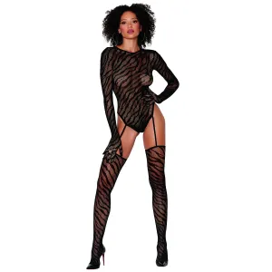 ♥ Bodystocking - Black Diamond Style 0420 Schwarz ♥