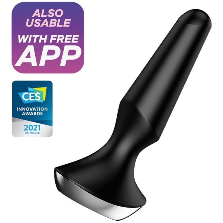 Plug Ilicious 2 Plug Vibrator - Schwarz von Satisfyer Connect | Fesselliebe.de