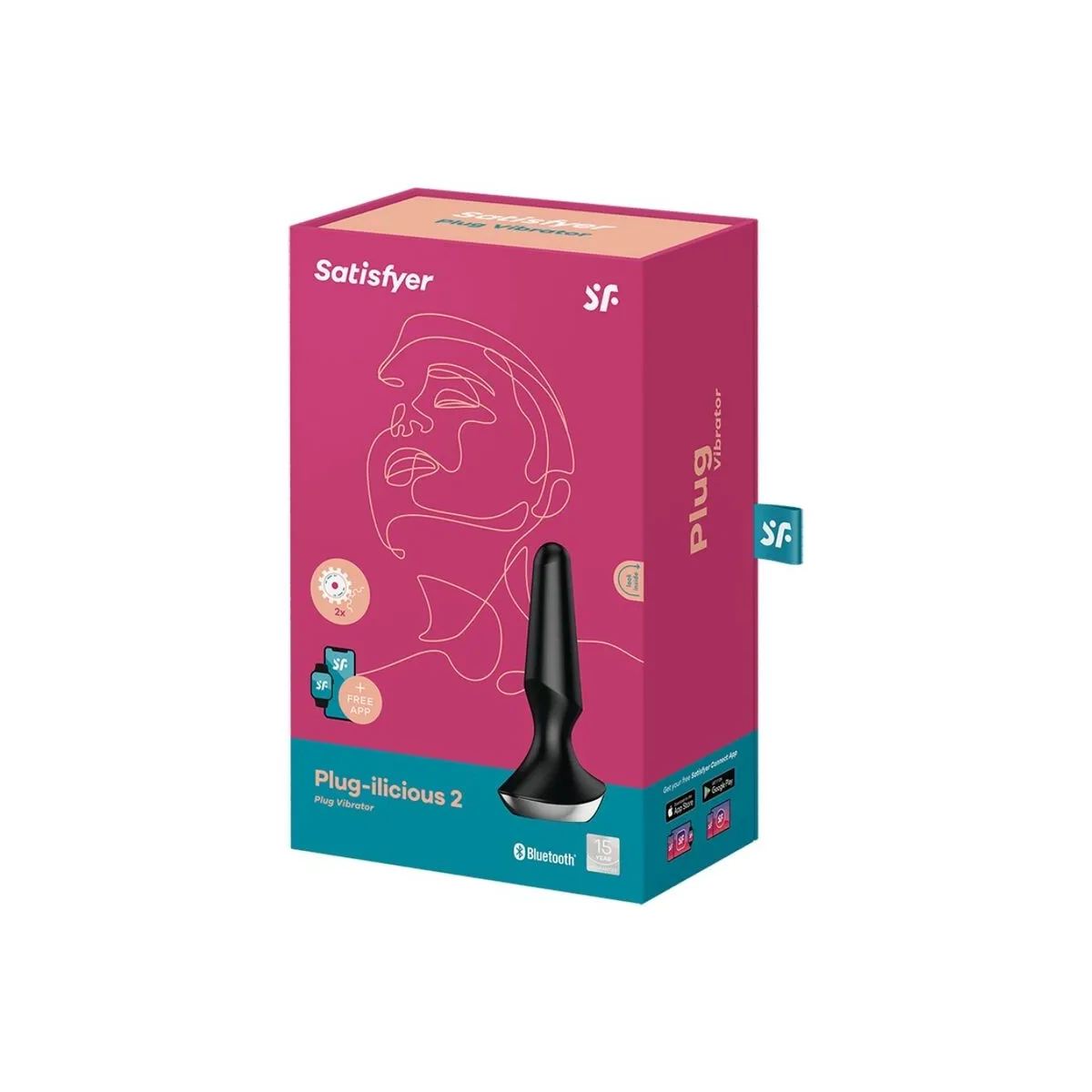 ♥ Plug Ilicious 2 Plug Vibrator - Schwarz ♥ von Satisfyer Connect kaufen | Fesselliebe