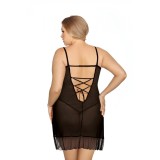 Schwarzes Negligee Vela von Anais Apparel Plus Size | Fesselliebe.de