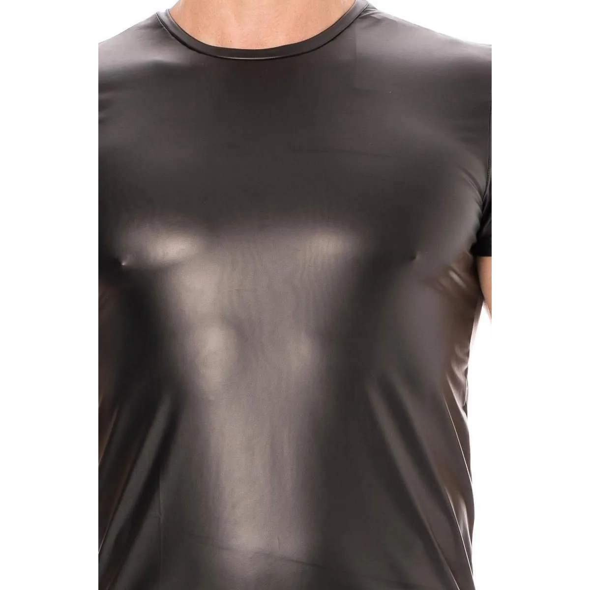♥ Schwarze Wetlook T-Shirt 2008-81 von Look Me ♥ kaufen | Fesselliebe