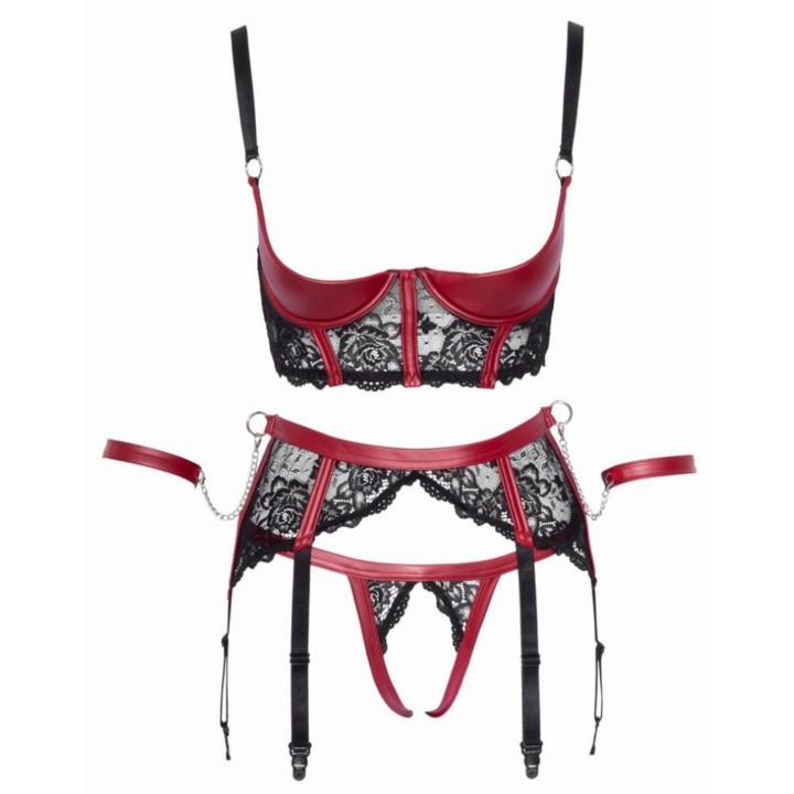 Hosenträger-Set - Schwarz von Cottelli Bondage | Fesselliebe.de