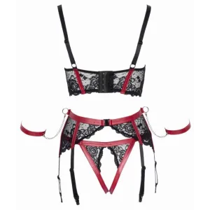 ♥ Hosenträger-Set - Schwarz von Cottelli Bondage ♥