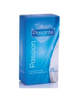 Ribbed Passion Kondome 12 Stück von Pasante bestellen - Dessou24