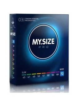 My Size Pro Kondome 72 Mm 3 Stück von My Size Pro bestellen - Dessou24