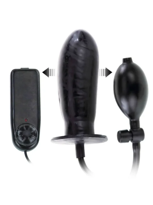 Grossger Joy Aufblasbarer und Vibrierender Penis Dildo 16 Cm von Baile Stimulation