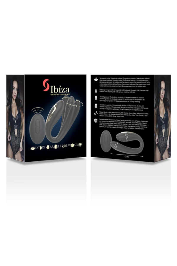 Rotierender Doppelvibrator von Ibiza