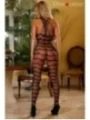 Schwarzes Netz-Catsuit Pr4188, Bodystocking von Provocative