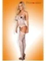 Weißes Netz-Catsuit Ouvert Pr4460, Bodystocking von Provocative