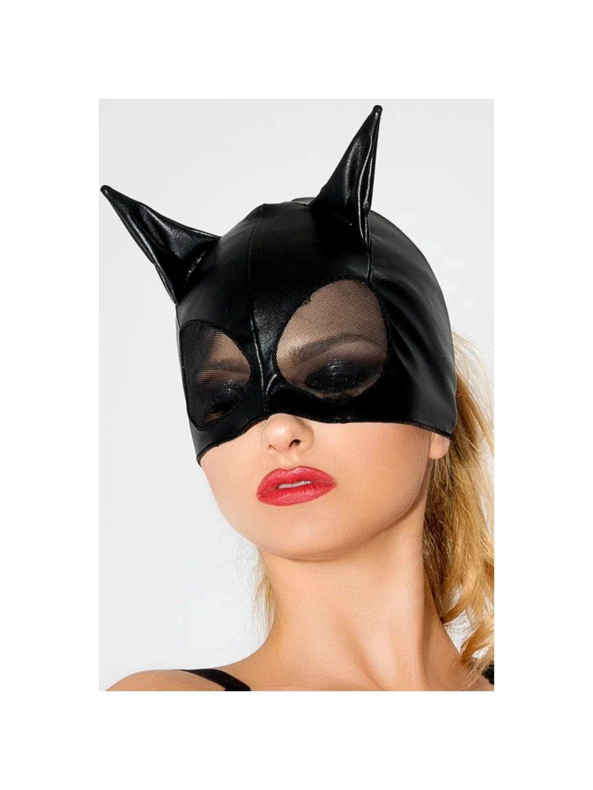 Schwarze Katzenmaske Mk 01 von Meseduce bestellen - Dessou24