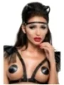 Schwarze Kopfmaske Mk 06 von Meseduce