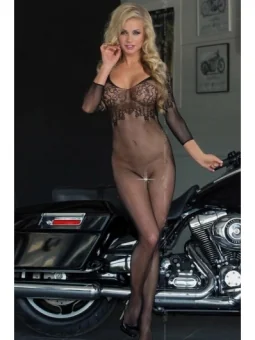 Schwarzer Bodystocking Ouvert 6240 von Softline