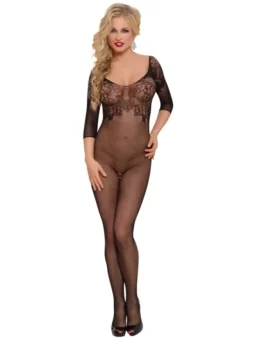 Schwarzer Bodystocking Ouvert 6240 von Softline