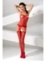 Roter Ouvert Bodystocking Bs050 von Passion