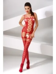 Roter Ouvert Bodystocking Bs054 von Passion